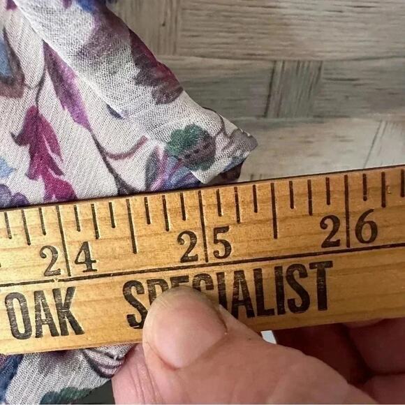 Torrid floral Faux Wrap babydoll bohemian hippie romantic feminine plus size - Picture 7 of 8